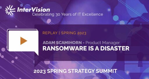 Webinar Replay: Strategy Summit – Ransomware IS a Disaster