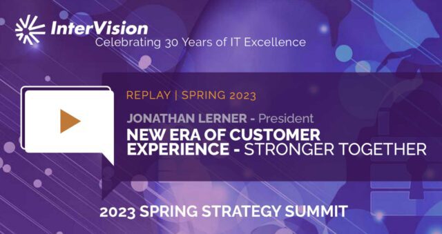 Webinar Replay: Strategy Summit – Jonathan Lerner / New Era of Customer Experience